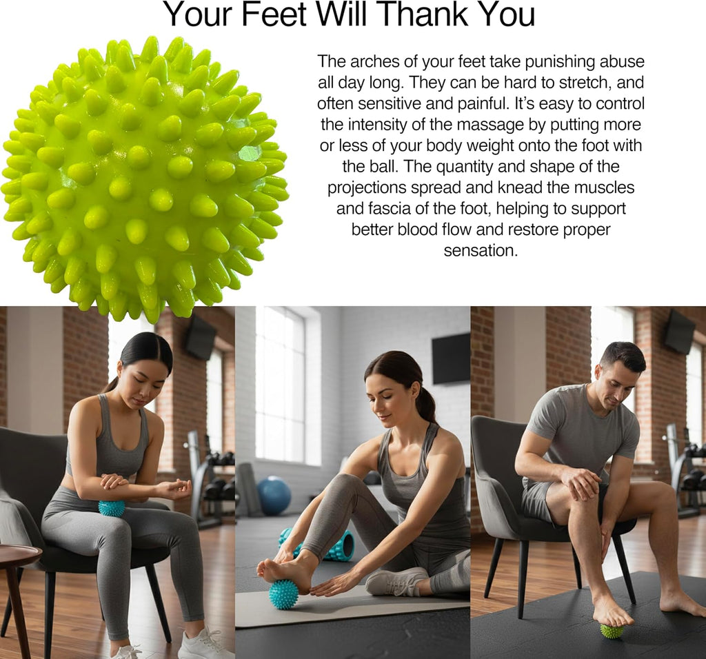 5-in-1 Massage Set, Complete Mobility Kit for Workout Recovery | Deep Tissue Roller for Legs, Spikey Foot Ball, Hamstring Stretch Strap, Quad Roller Stick, Carry Bag - view 5