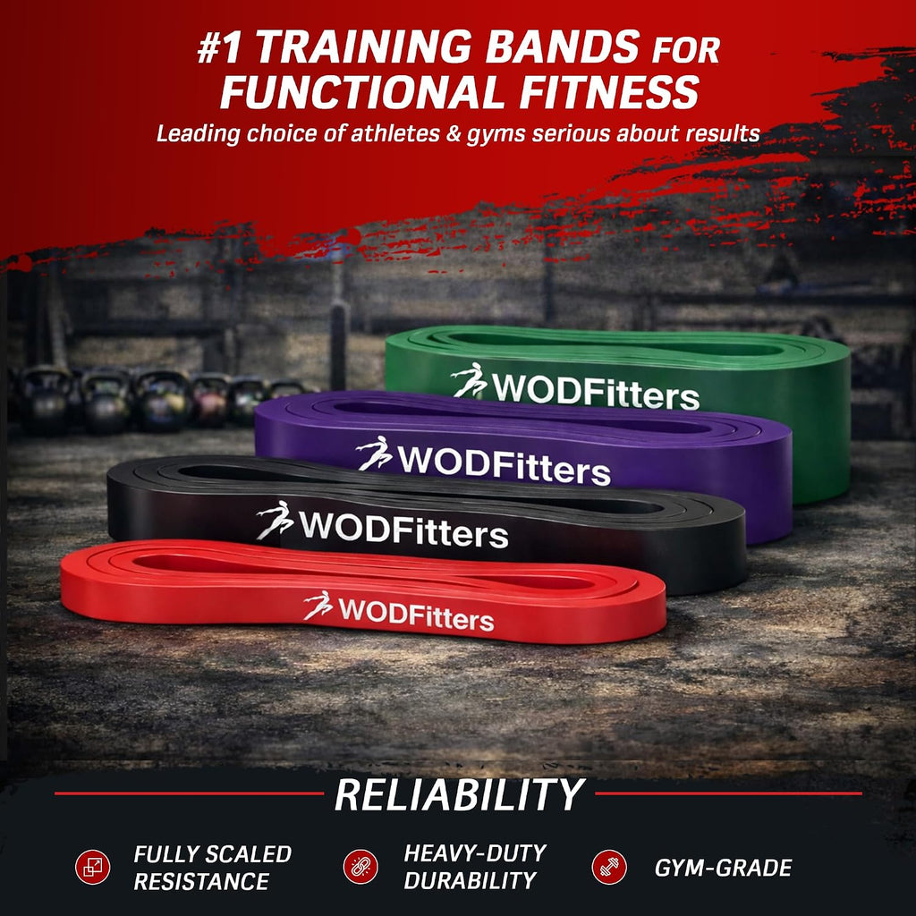 Pro Series Pull-Up Assistance Bands – Premium Resistance Loop Bands for Assisted Pull Ups, Muscle Ups, Strength Training & Mobility – Durable Bands for Functional Fitness - view 2