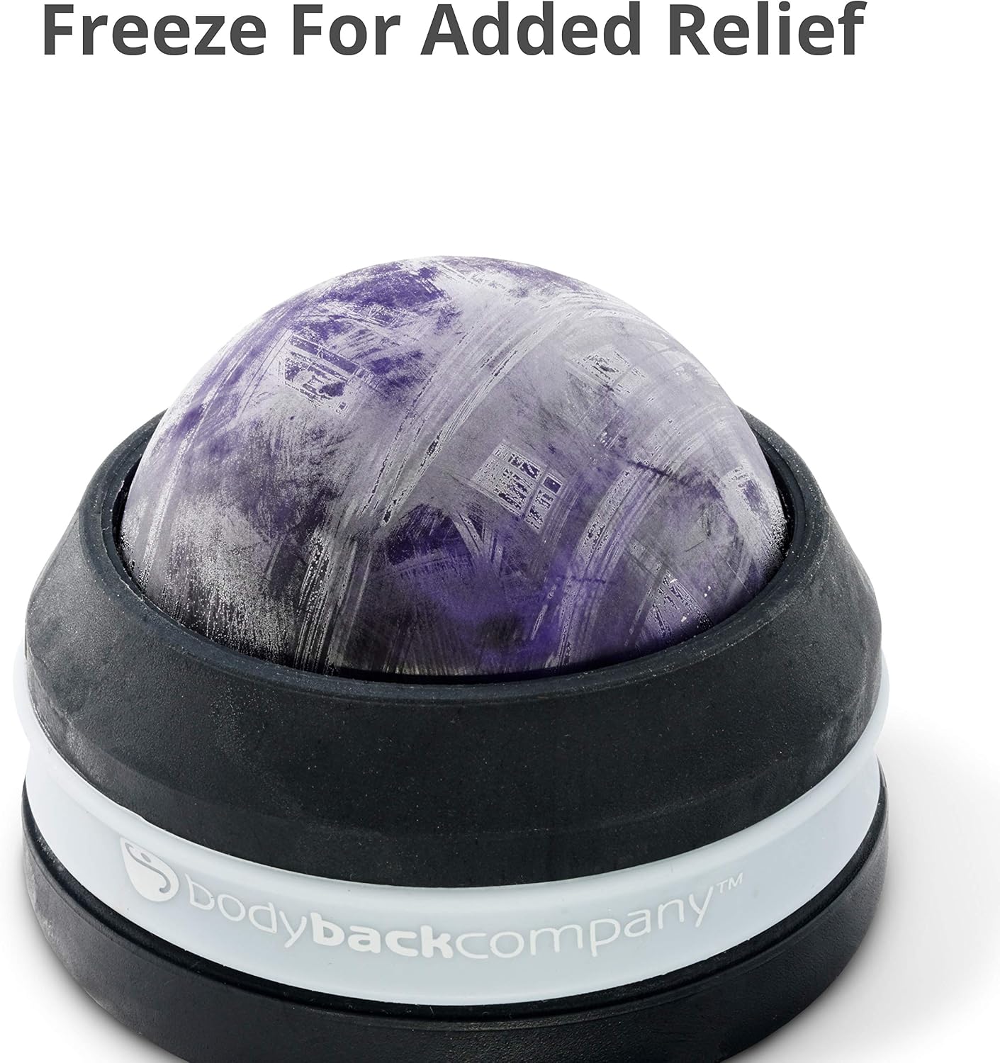 Massage Roller Ball - Body & Neck Massager for Muscle Recovery | FSA Eligible 360° Rolling Ball Massager For Sore Muscles, Handheld Massage Roller Ball For Full Body Tension Relief, Purple - view 5