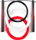 Elite Jumps Sports Performance Speed Jump Rope Bundle | High-performance speed rope. Aluminium 6.5-inch handles. For aerobic exercise and cardio.