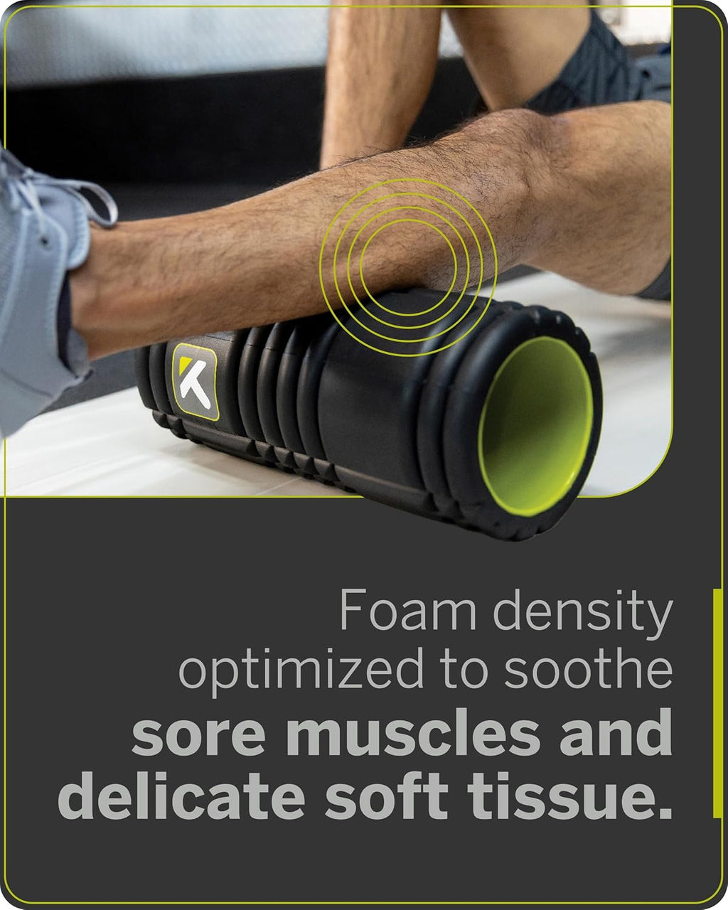Grid 1.0 Foam Roller - 13" Multi-Density Massage Roller for Deep Tissue & Muscle Recovery - Relieves Tight, Sore Muscles & Kinks, Improves Mobility & Circulation - Targets Key Body Parts - view 4
