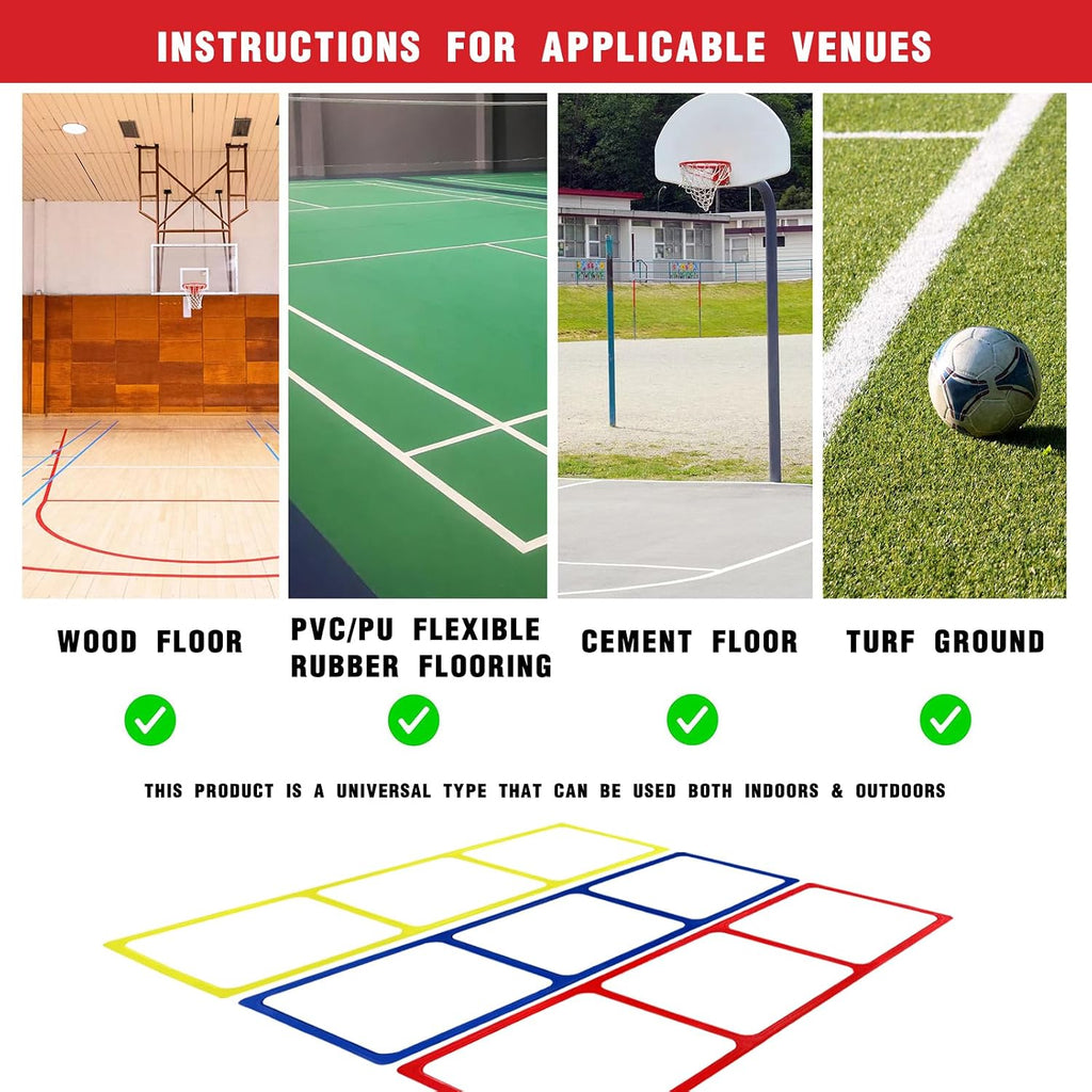One-Piece Silicone Agile Ladder 1 PC Suitable for Sports & Fitness Step Training Soccer Footwork Practice Street Dance Step Training Auxiliary Kit for Various Indoor and Outdoor Floor Areas - view 4