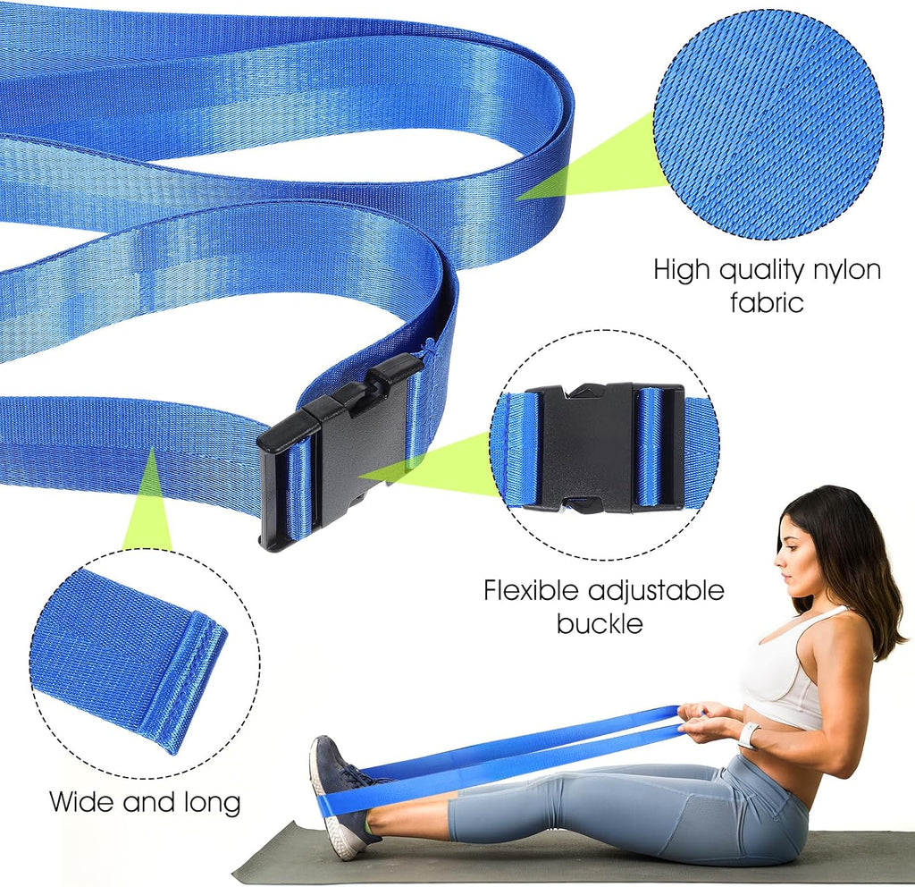 Physical Therapy Strap, Extremity Mobilization Belt, Manual Traction Strap, Adjustable Stretch Straps for Stretching Yoga Leg Shoulder Exercise - view 3