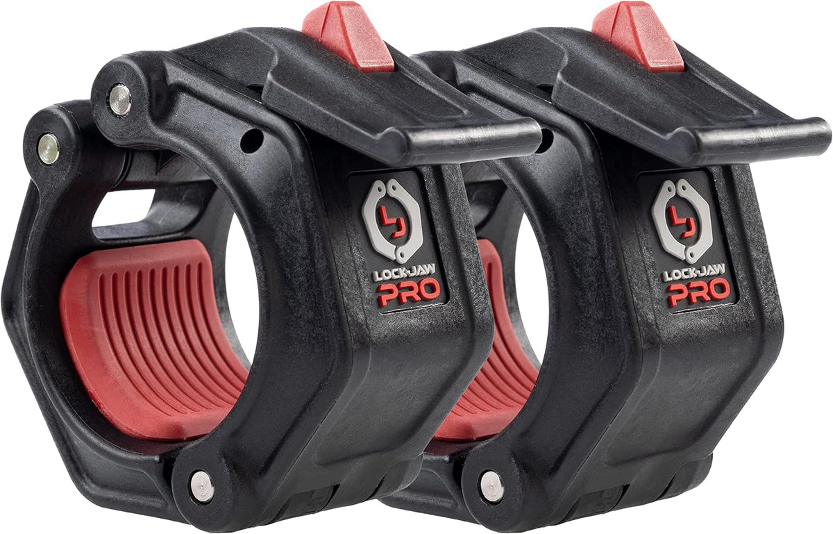 Lock-Jaw PRO 2 Barbell Collars/Clamps, 2"/50mm Olympic Bars | Heavy Duty Bar Clamps, Secure Weight Hold, Strength Training & Home Gym, Gym Accessories, Barbell Clamps, Quick Release - view 7