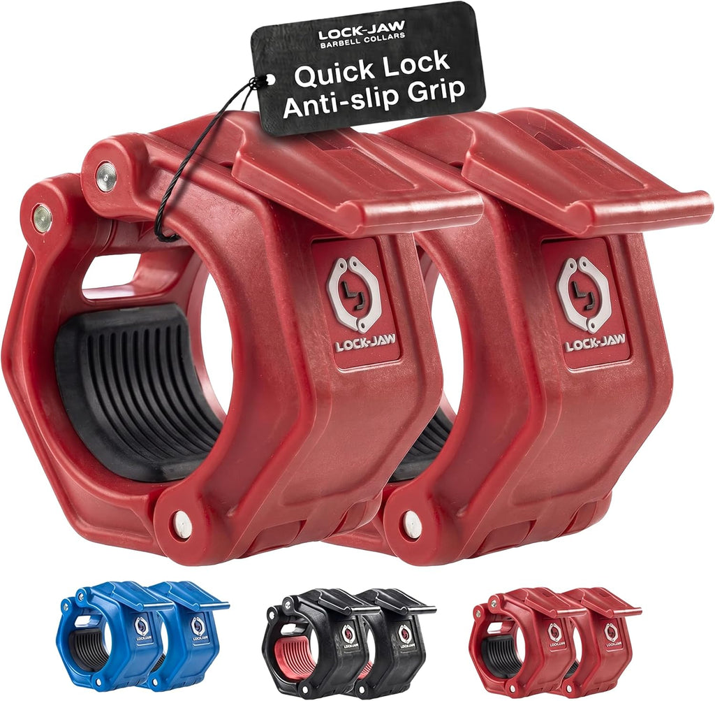 Lock-Jaw OLY 2 Barbell Collars & Clamps, 2"/50mm Olympic Bars | Heavy Duty Bar Clamps, Secure Weight Hold, Strength Training & Home Gym, Gym Accessories, Barbell Clips, Quick Release, 2 pcs - view 7