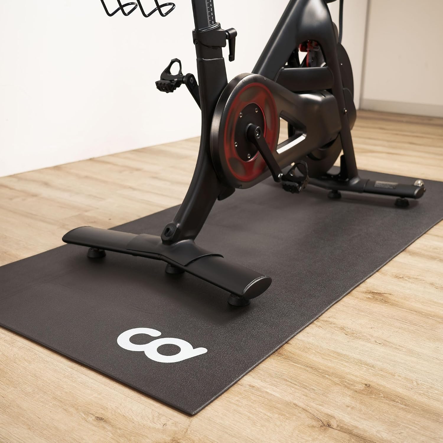 Bike Trainer Floor Mat - Compatible with Indoor Exercise Stationary Bike Treadmill Elliptical Waterproof Gym Flooring Equipment - Indoor Cycle Stepper - Soft 30" x 60" (76 x 153cm) - view 5