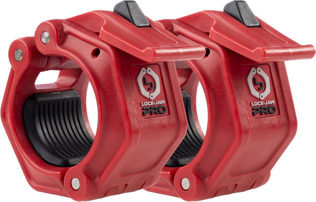 Lock-Jaw PRO 2 Barbell Collars/Clamps, 2"/50mm Olympic Bars | Heavy Duty Bar Clamps, Secure Weight Hold, Strength Training & Home Gym, Gym Accessories, Barbell Clamps, Quick Release - view 5