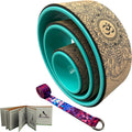 Yoga Wheel 13" with Most Detailed Book Step by Step Guide on How to Do 30+ Poses,! Perfect for Stretching and Improving Backbends