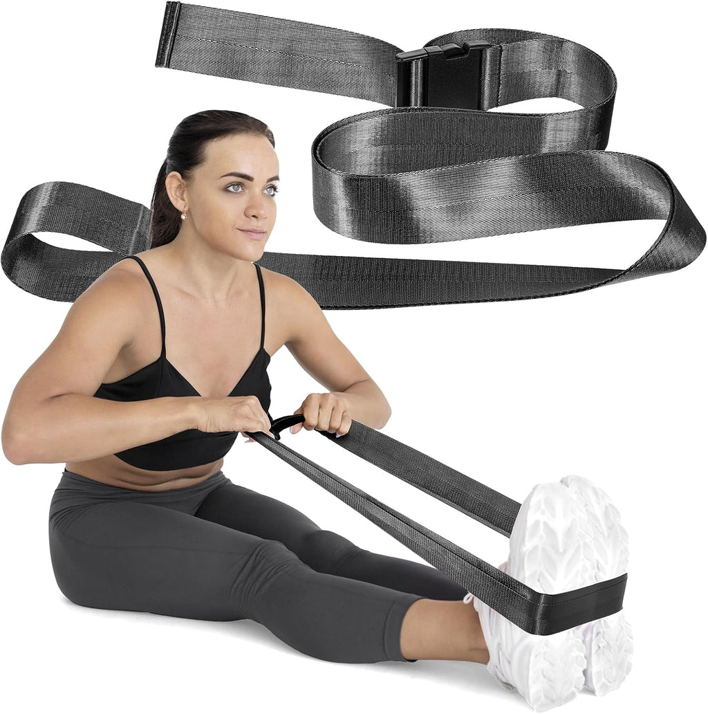 Physical Therapy Strap, Extremity Mobilization Belt, Manual Traction Strap, Adjustable Stretch Straps for Stretching Yoga Leg Shoulder Exercise - view 8