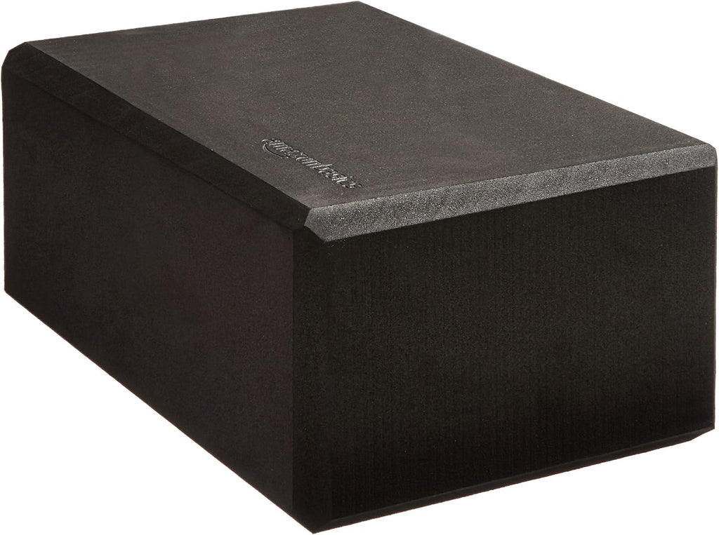 Non-Slip Yoga Blocks, Set of 2, Deepen Poses, 4" x 9" x 6", Black - view 4