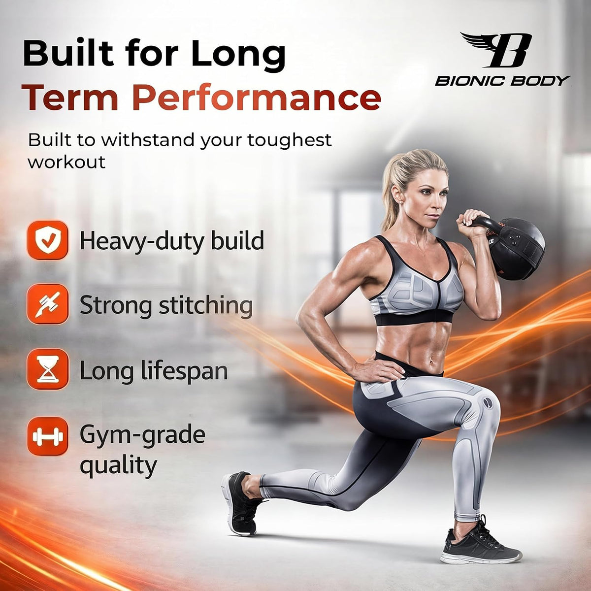 By Kim Lyons Soft Kettlebell with Handle | Soft Weight for Strength Training, Conditioning, Core & Full Body Workouts | Ergonomic Grip | Home Gym, Cross Training, HIIT & Functional Fitness Equipment - view 7