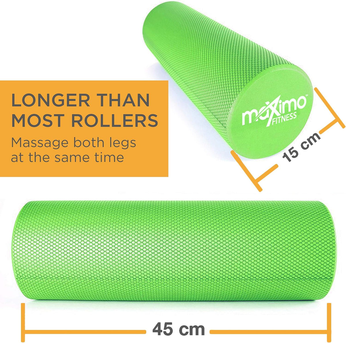 Foam Roller - High Density Exercise Roller for Trigger Point Self Massage, Muscle and Back Roller for Fitness, Physical Therapy, Yoga and Pilates, Gym Equipment - view 2