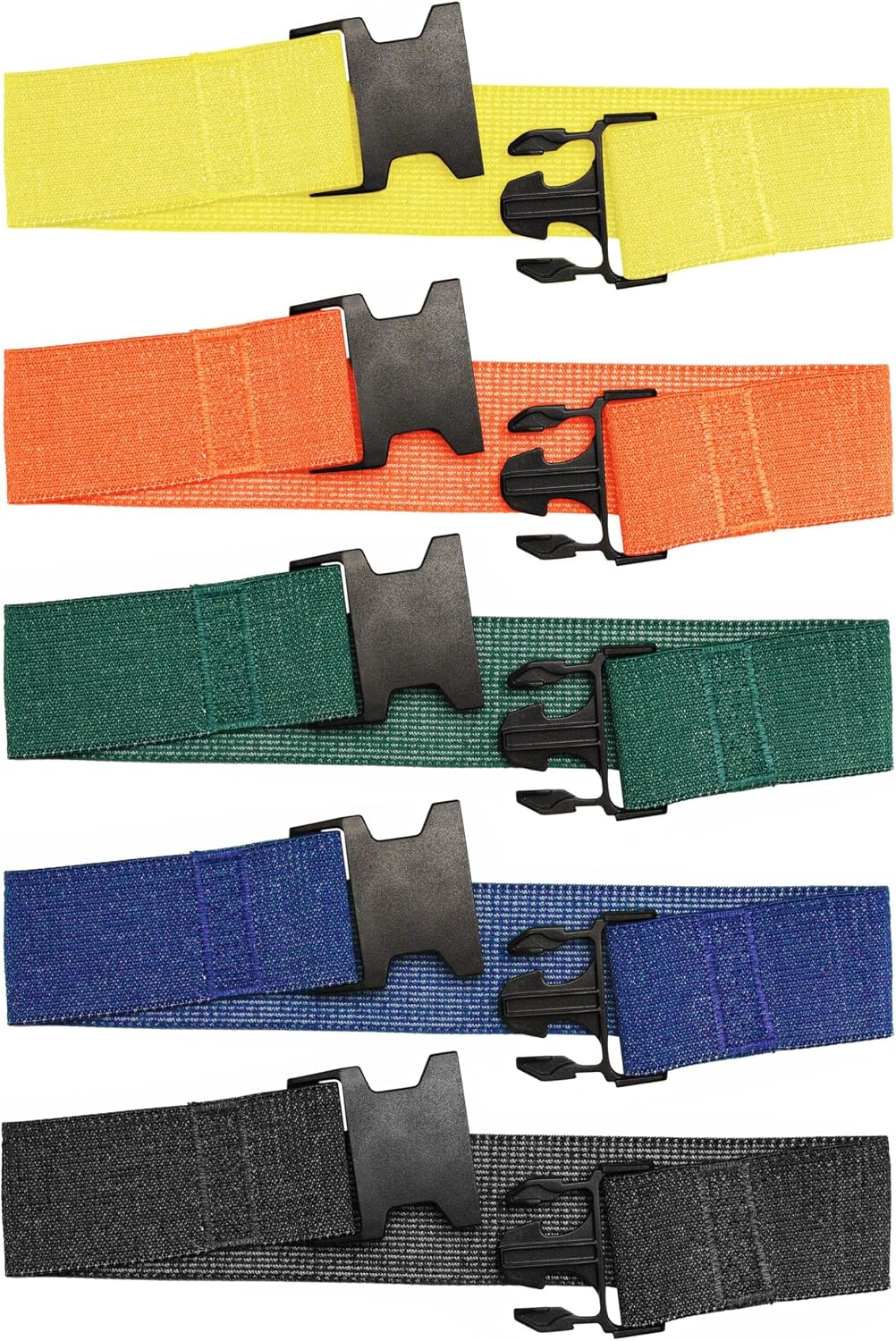 Fabric Resistance Bands for Working Out, 5-Band Set for Legs and Glutes | Booty bands for women and men, 5 resistance levels, for glute activation, hip training, squats, lunges and physical therapy - view 5