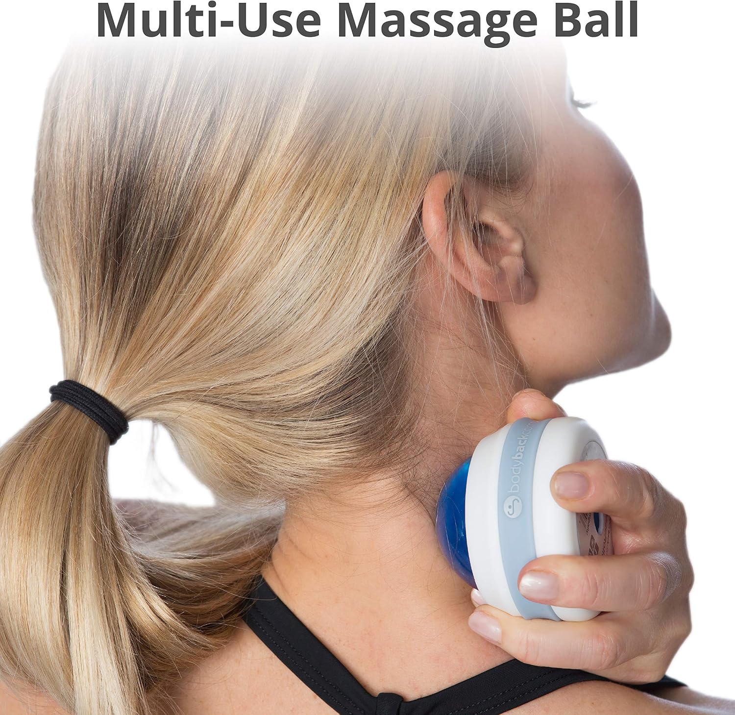 Massage Roller Ball - Body & Neck Massager for Muscle Recovery | FSA Eligible 360° Rolling Ball Massager For Sore Muscles, Handheld Massage Roller Ball For Full Body Tension Relief, Purple - view 6